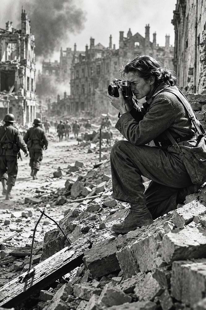 Kvinderne der fotograferede krigen – og som historien næsten glemte